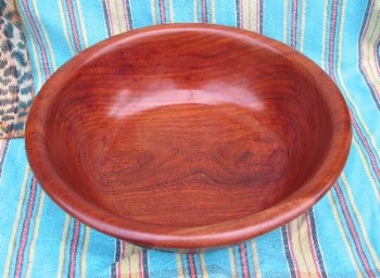Carved Teak Wood Bowl, Malawi