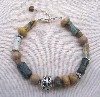 Ocean Jasper,  Agate, Petrified Wood, Marble Jasper, Bali Silver
