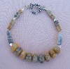 Agate, Marble Jasper and Sterling Silver