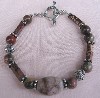 Mookaite, Bloodstone, and Bali Silver