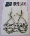 Brass and Glass Bead Earrings