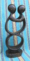 Shona Black Serpentine Sculpture